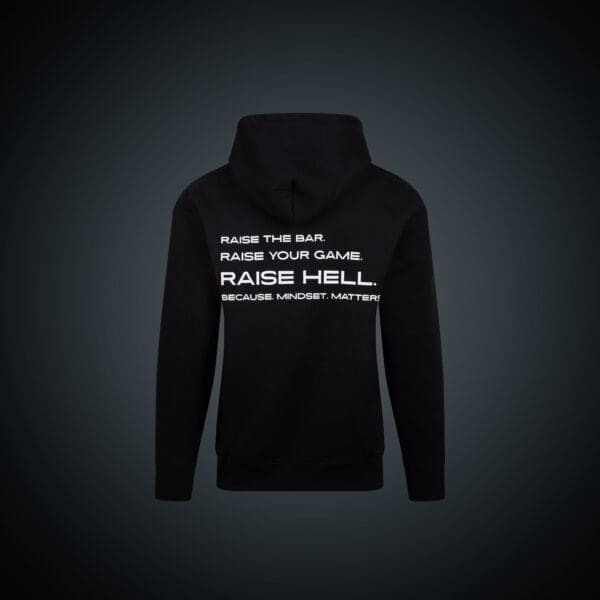 Third Edition. Because. Mindset. Matters. Gym Sinner Hoodie - Image 2